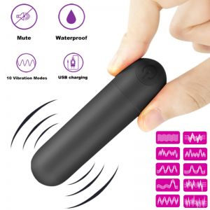 Mini Powerful Bullet Vibrator Clitoral G Spot Masturbation Adult Sex Toys